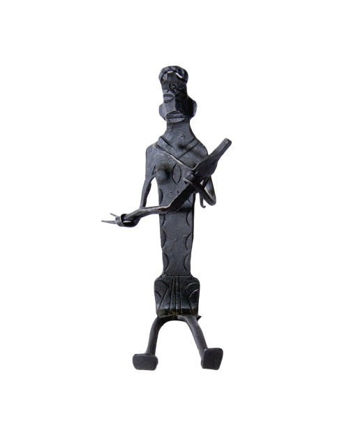 Lootkabazaar Hand Made Iron Metal Human Mother With Baby Sculpture Decorative Show Piece For Home Decor (SEIHD021904)